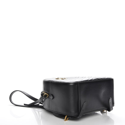 Gucci Calfskin Matelasse GG Marmont Backpack Black 4 of 8