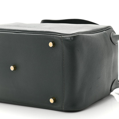 Hermes Taurillon Clemence Lindy 30 Vert Cypress 9 of 12