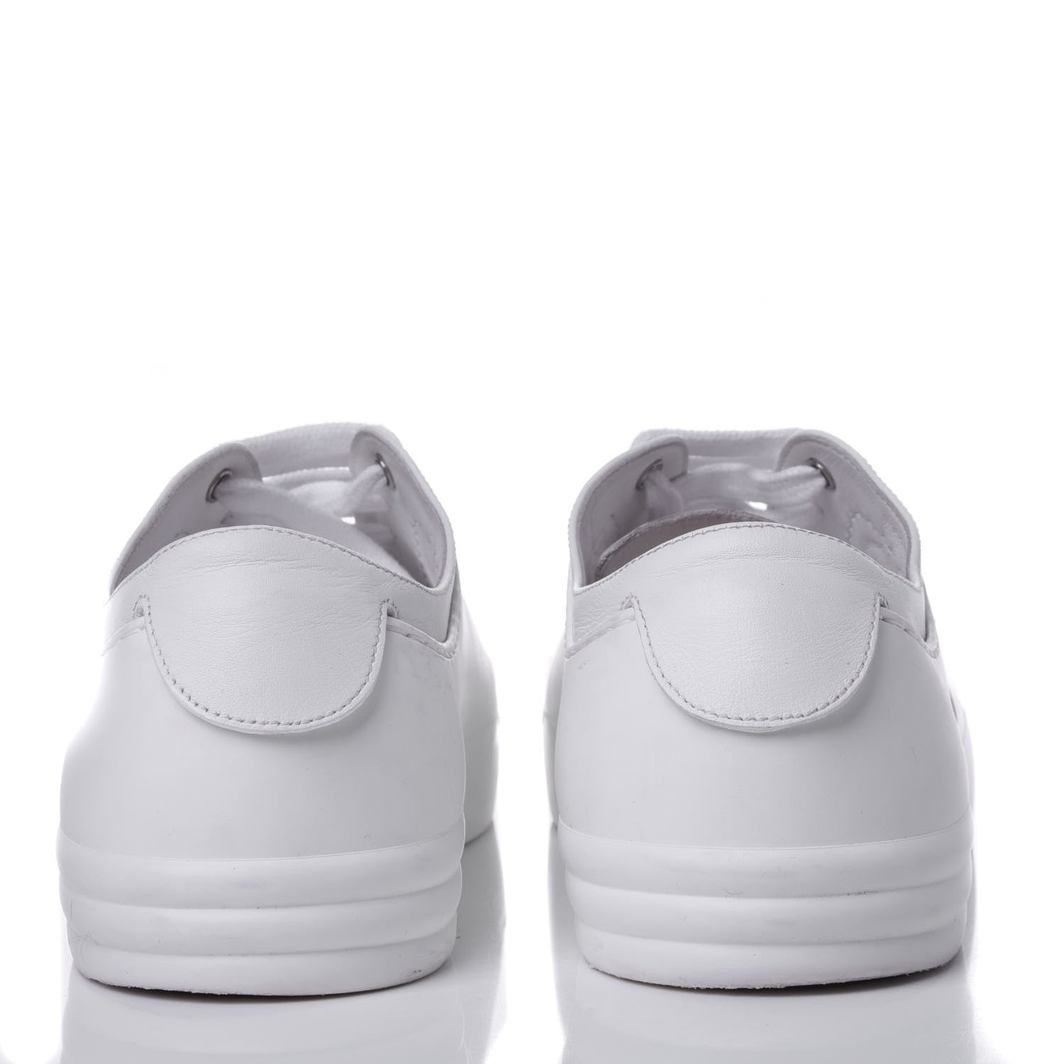 Chanel Calfskin Gum Womens CC Sneakers 39 White 5 of 11