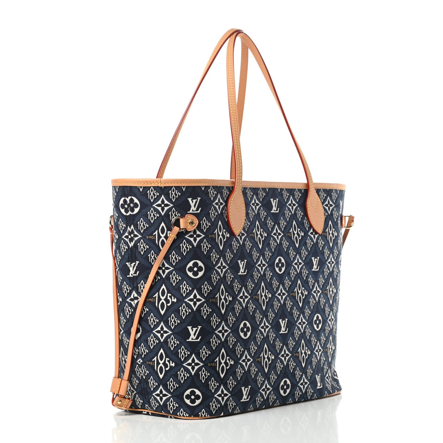 Jacquard Since 1854 Neverfull MM Blue