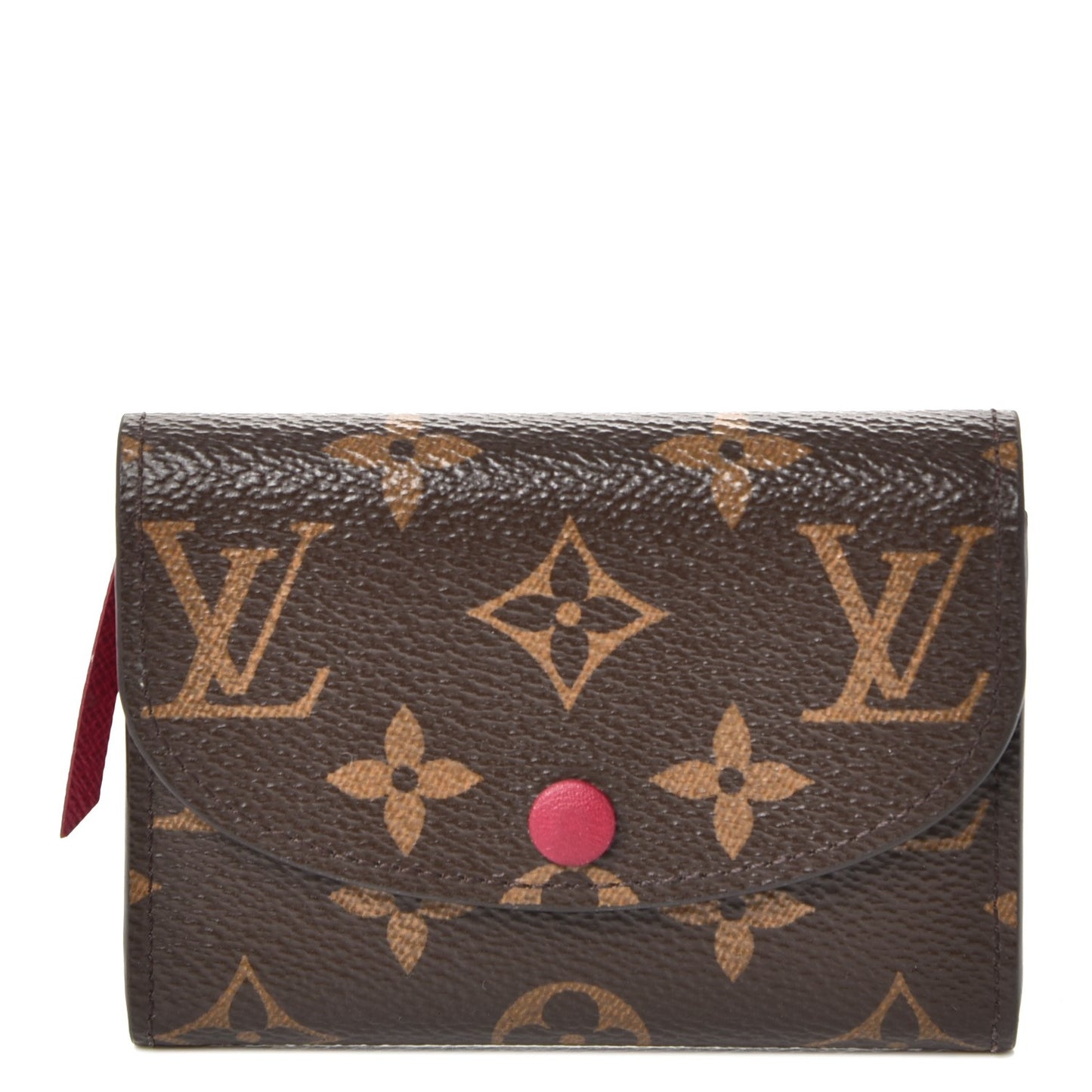 Monogram Rosalie Coin Purse Fuchsia