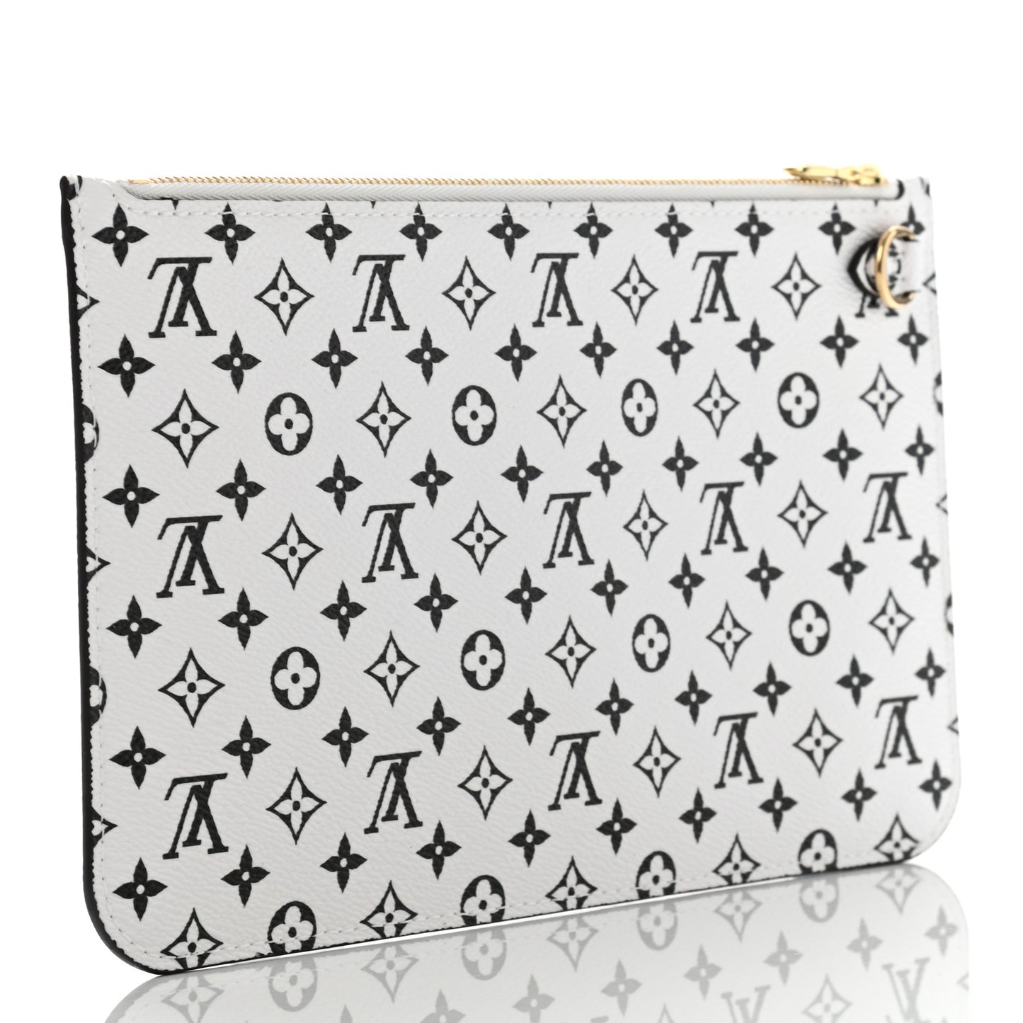 Monogram Giant Neverfull MM GM Pochette White