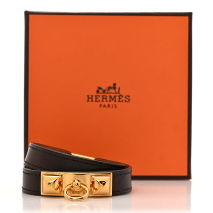 Hermes Box Rivale Double Tour Bracelet XS Black 7 of 7