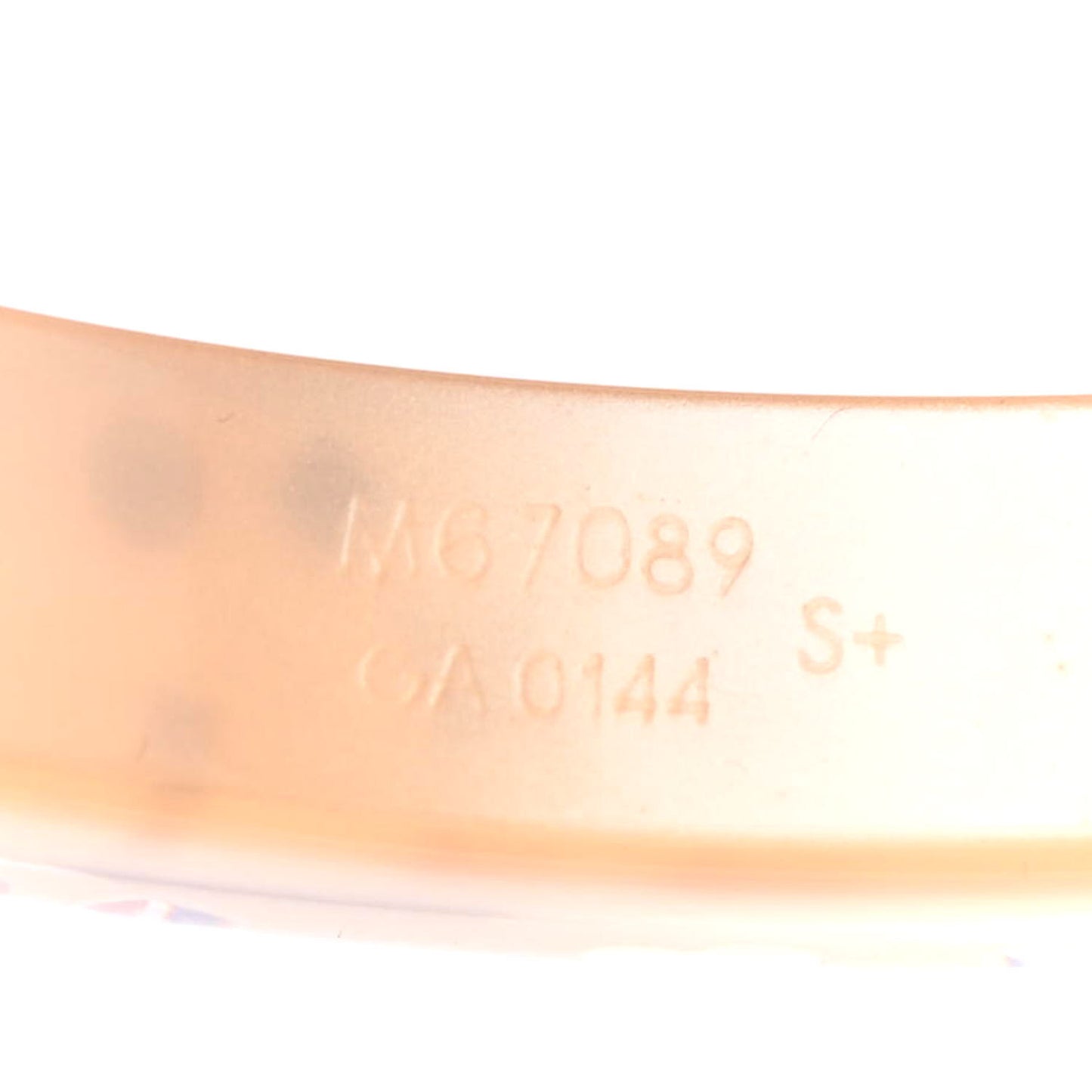 Resin Swarovski Inclusion Art Deco TPM Bracelet S Beige