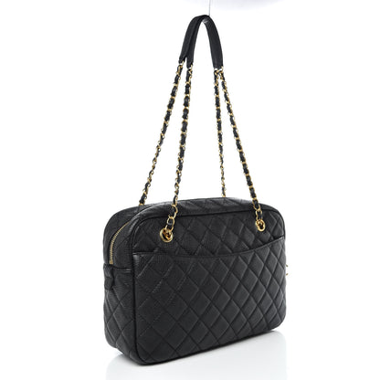 Chanel Caviar Quilted Camera Case Black 3 of 9