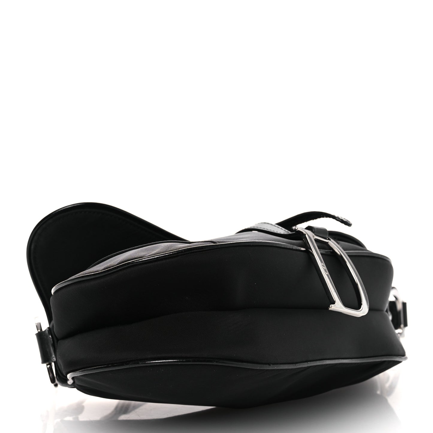 Nylon Saddle Bag Black