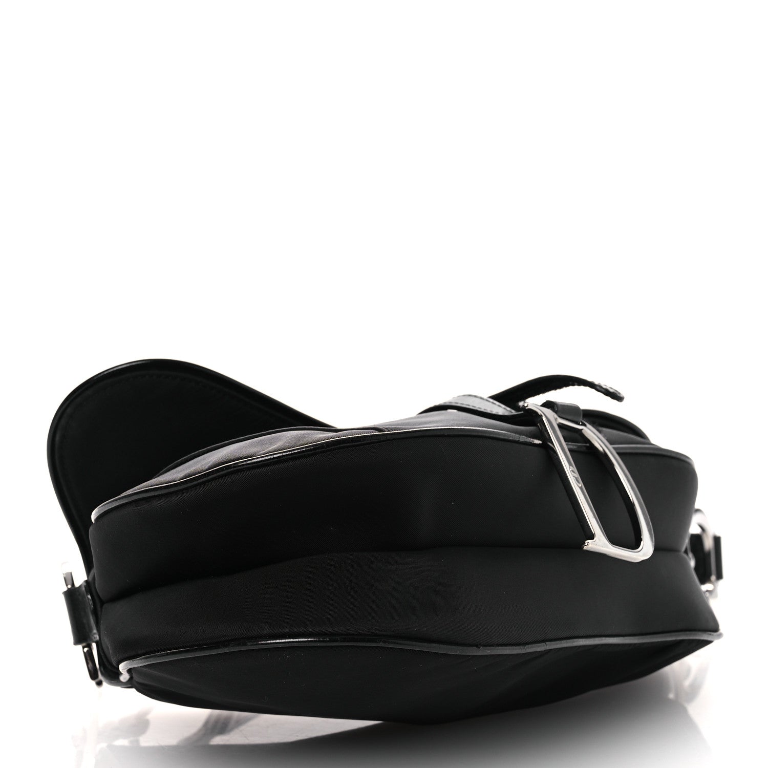 Christian Dior Nylon Saddle Bag Black 4 of 15