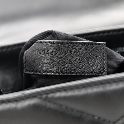 Saint Laurent Calfskin Y Quilted Monogram Toy Loulou Crossbody Bag Black 8 of 11