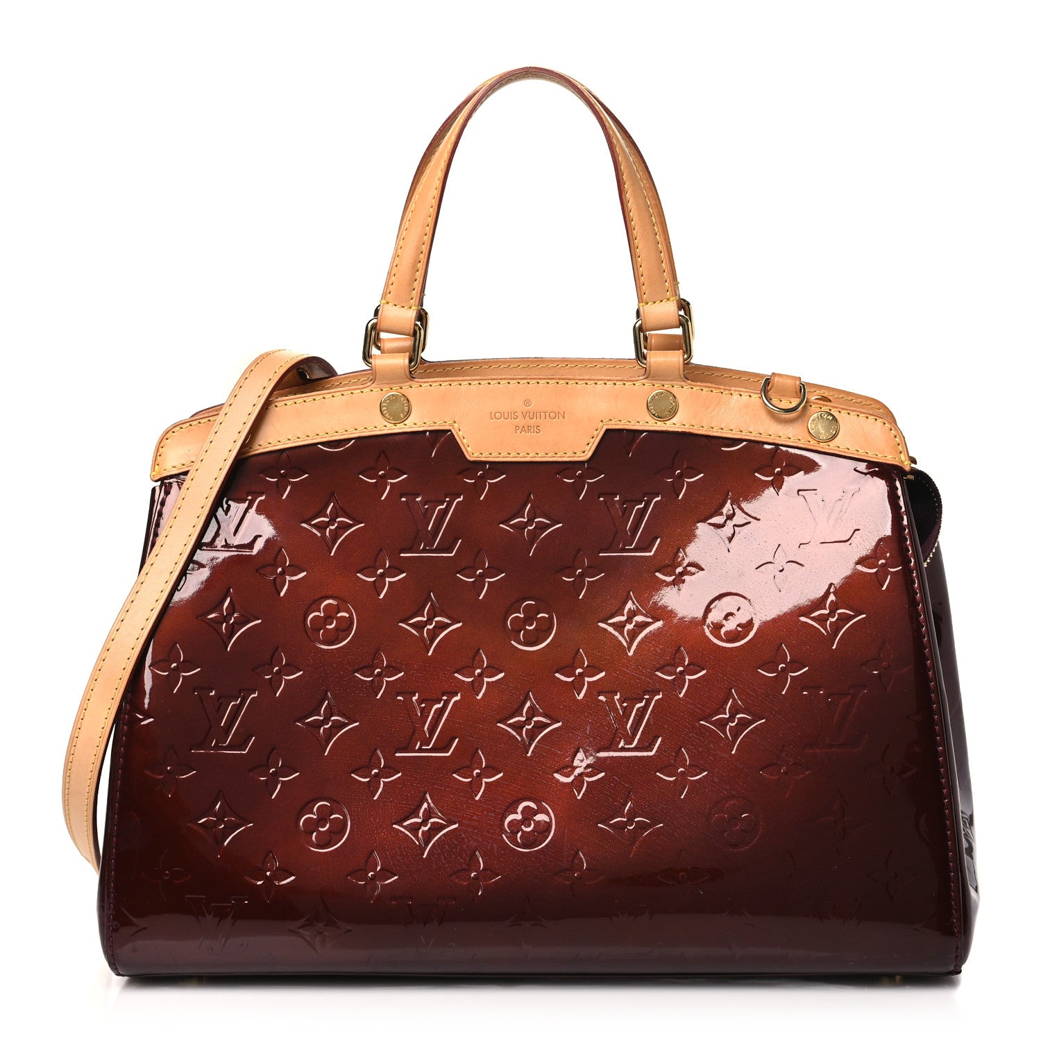 Louis Vuitton Vernis Brea MM Rouge Fauviste 1 of 9