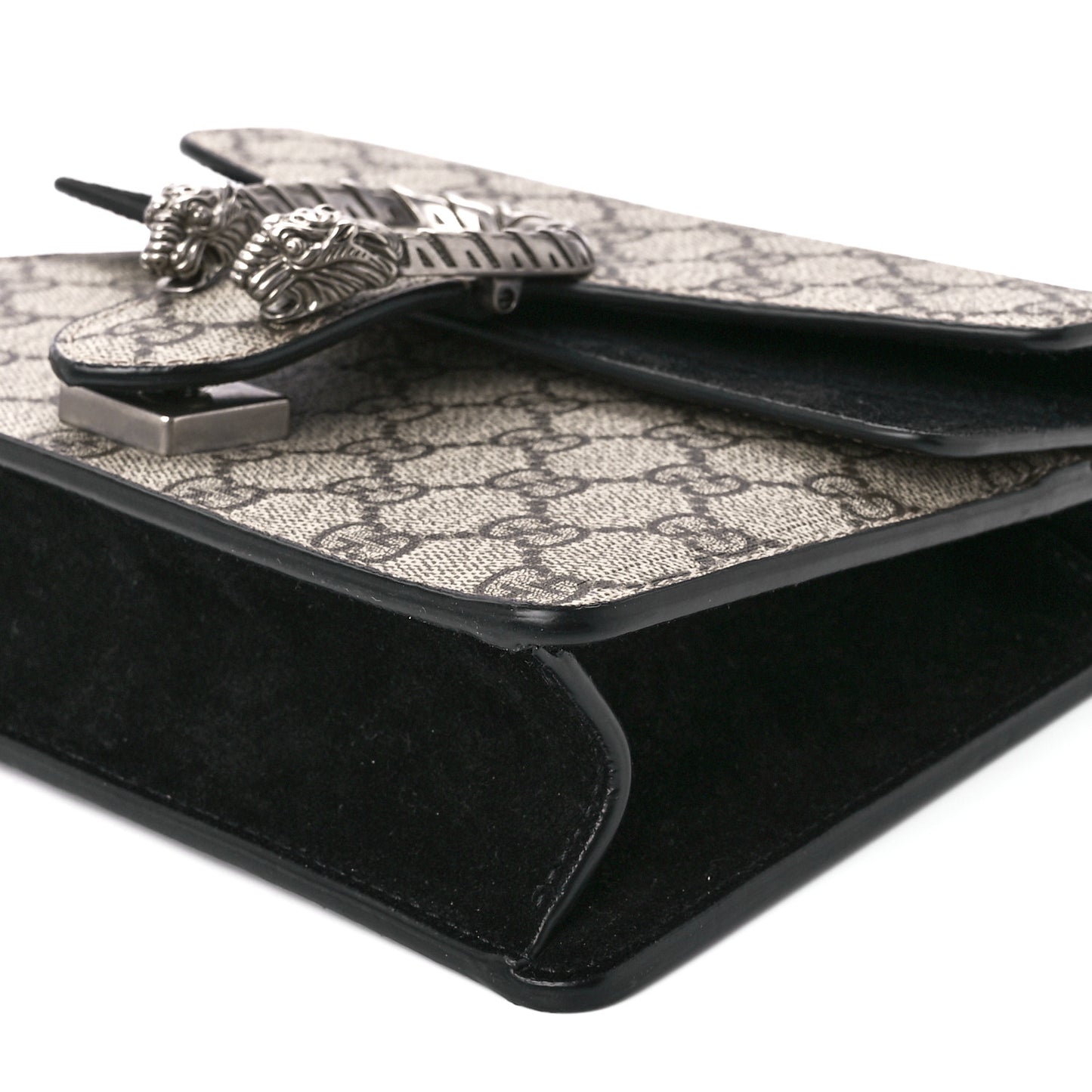 GG Supreme Monogram Mini Dionysus Shoulder Bag Black