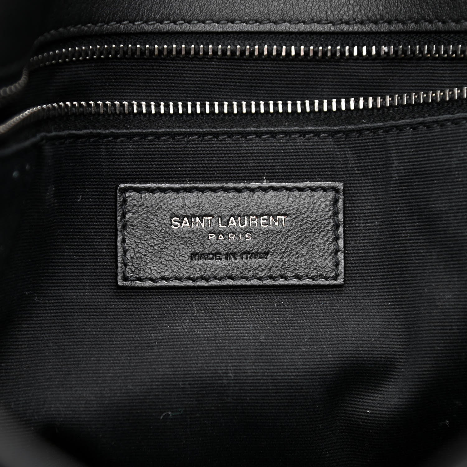 Saint Laurent Suede Monogram Medium Niki Chain Satchel Black 6 of 13