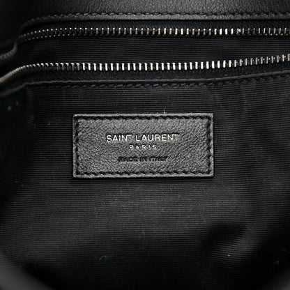Saint Laurent Suede Monogram Medium Niki Chain Satchel Black 6 of 13