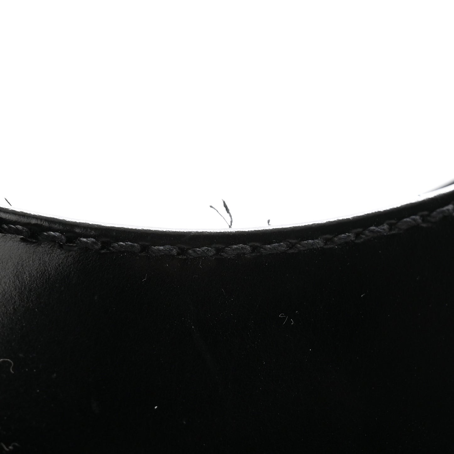 Spazzolato Metal Triangle Logo 50mm Loafers 38.5 Black