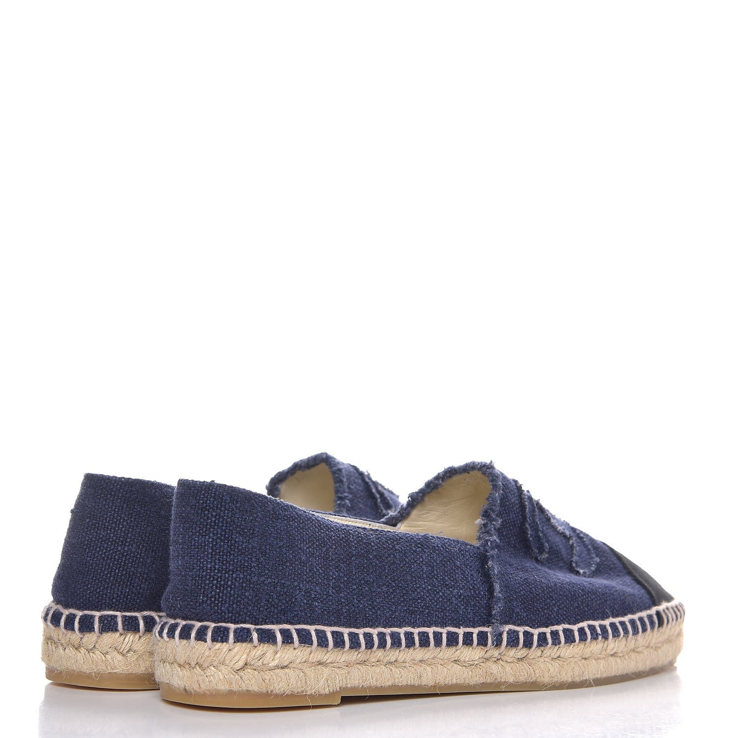 Linen CC Espadrilles 41 Blue Black