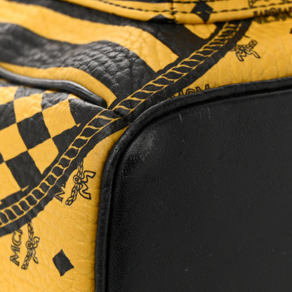 MCM Visetos Baroque Print Medium Stark Backpack Black Sahara 10 of 11