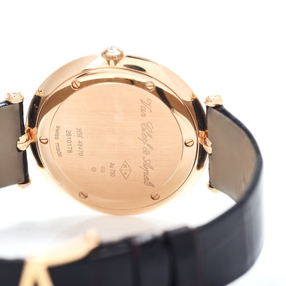 Van Cleef & Arpels 18K Rose Gold Alligator 38mm Pierre Arpels Manual Winding Watch 4 of 5