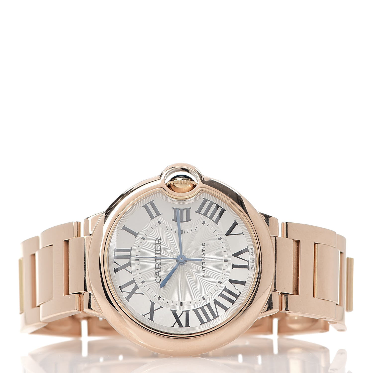 Cartier 18K Pink Gold 36mm Ballon Bleu De Automatic Watch 3 of 6