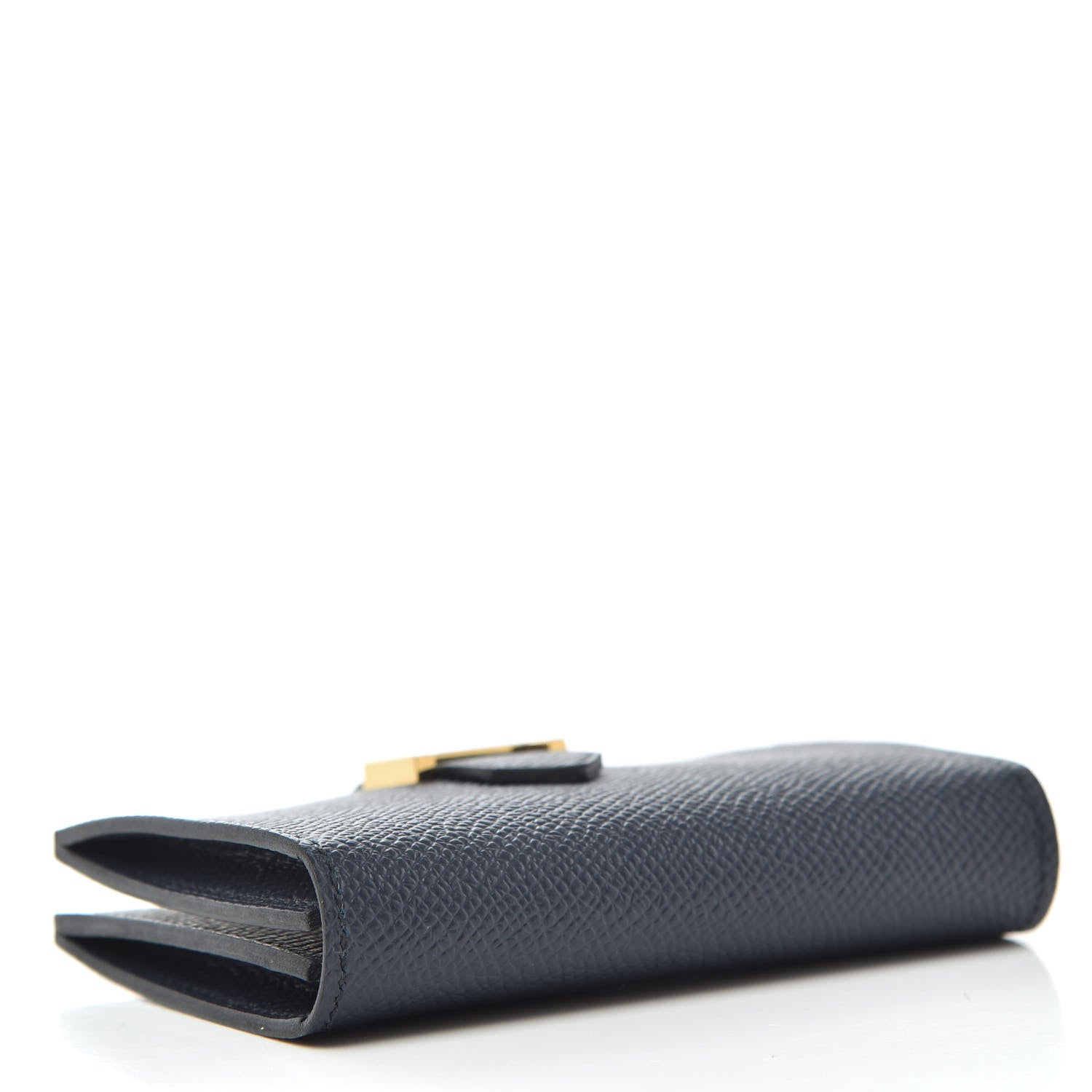 Hermes Epsom Bearn Card Holder Wallet Bleu Nuit 4 of 7