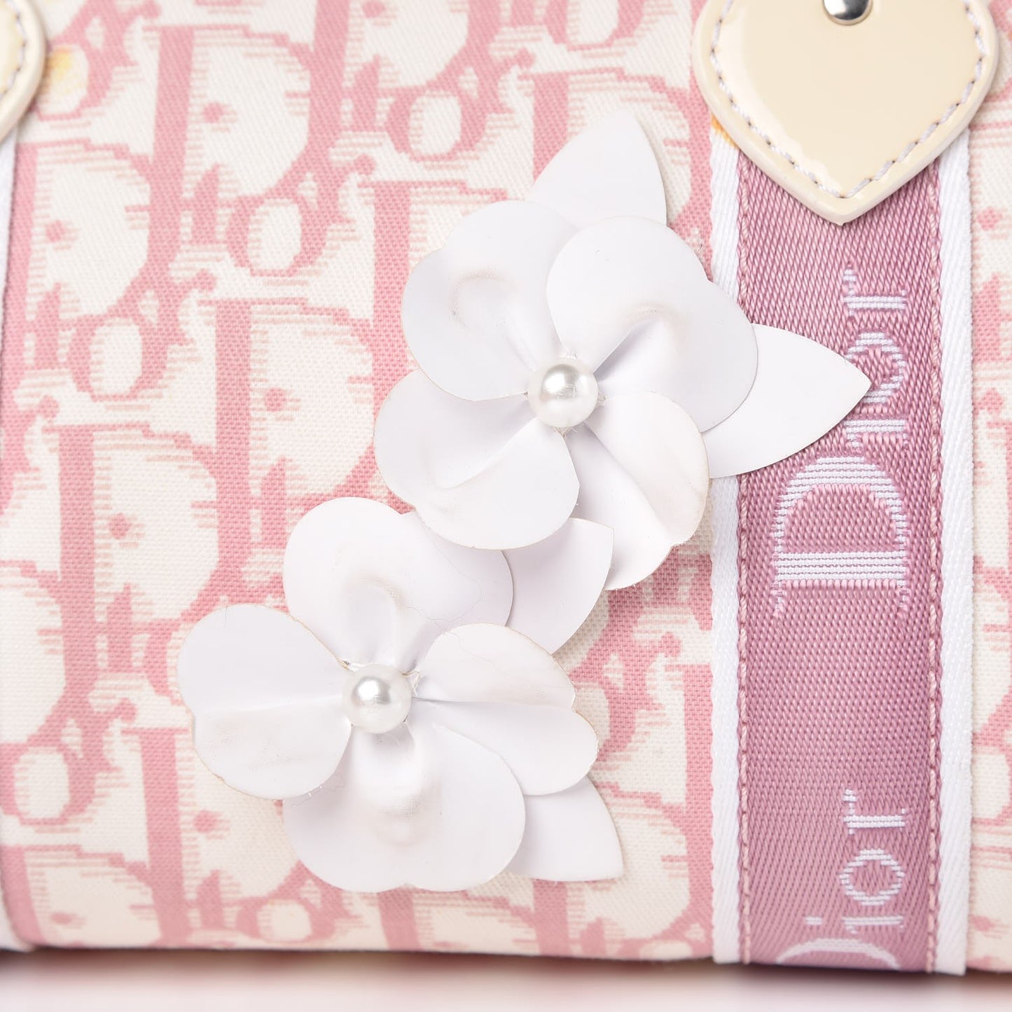 Monogram Girly Boston Pink