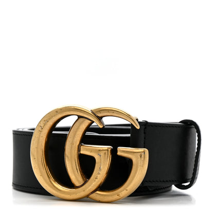 Gucci Calfskin Double G 85 34 Belt Black 1 of 5