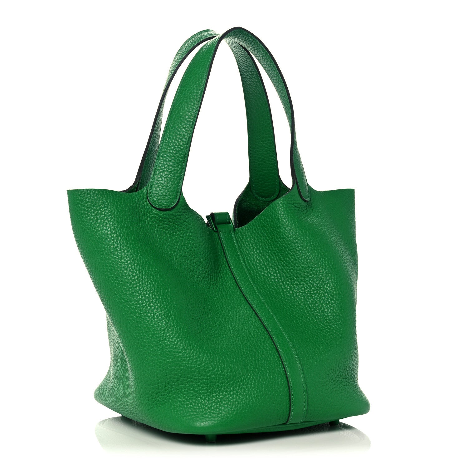 Hermes Taurillon Clemence Monochrome Picotin Lock 22 MM Bambou 3 of 10