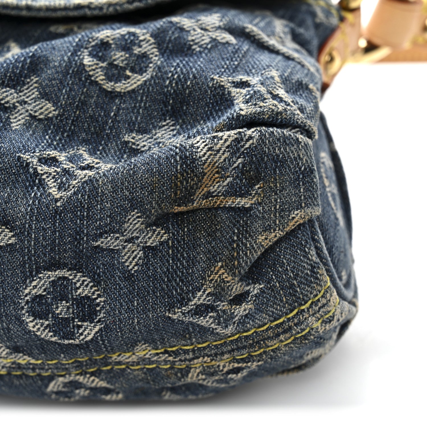 Louis Vuitton Monogram Denim Mini Pleaty Blue 10 of 10