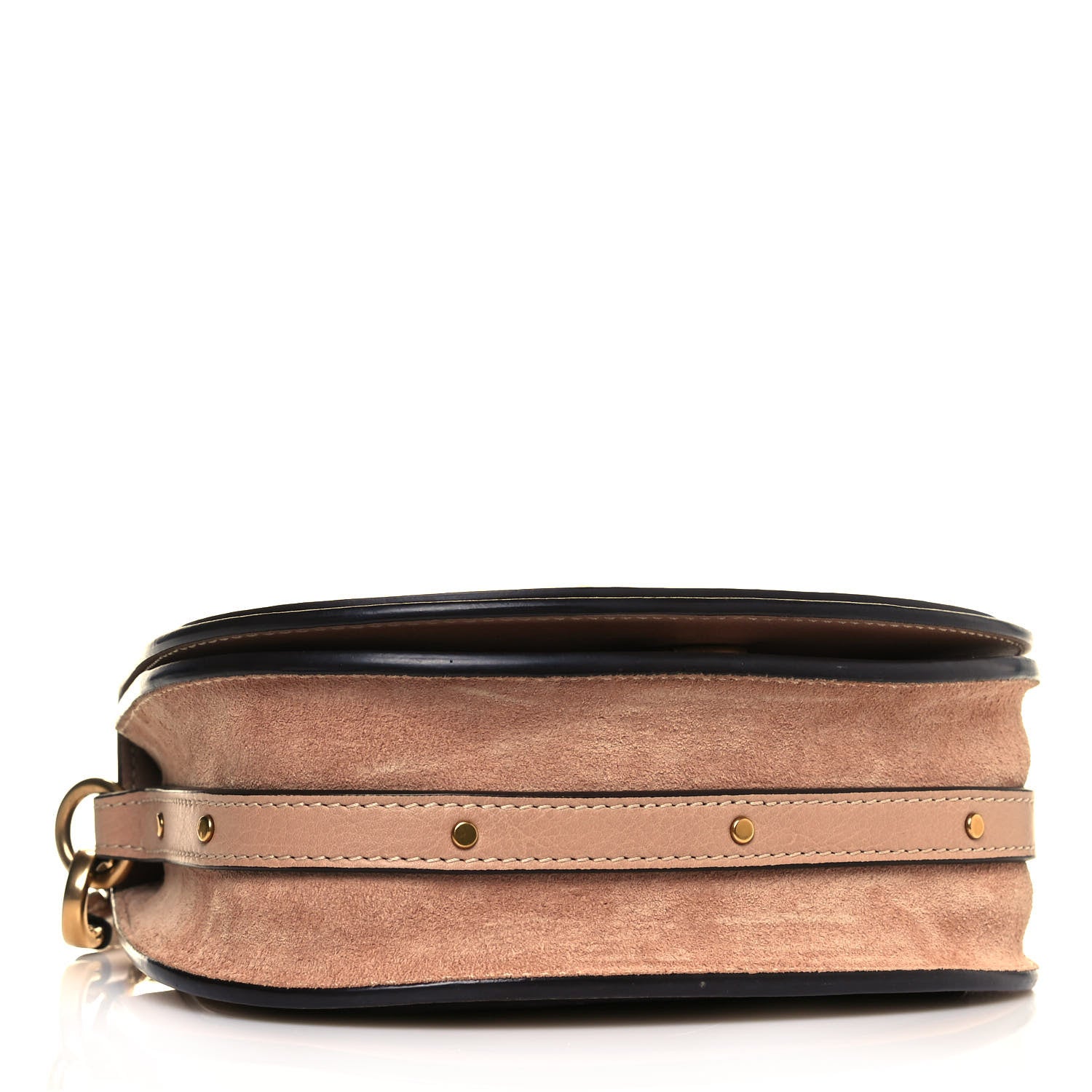 Chloe Calfskin Suede Small Nile Bracelet Bag Biscotti Beige 4 of 10
