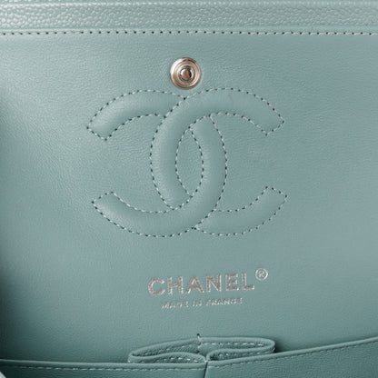 Chanel Caviar Quilted Small Double Flap Light Blue 6 of 12