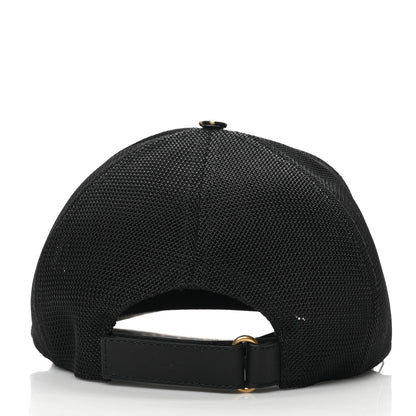 Gucci X SEGA Calfskin GUCCY Stars Baseball Hat L Black Gold 4 of 8