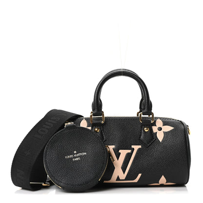 Louis Vuitton Empreinte Monogram Giant Papillon BB Black Beige 3 of 10
