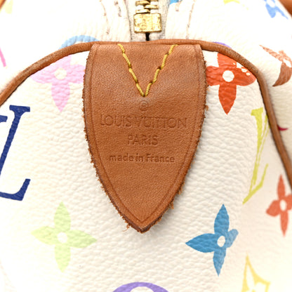 Louis Vuitton Monogram Multicolor Speedy 30 White 6 of 15