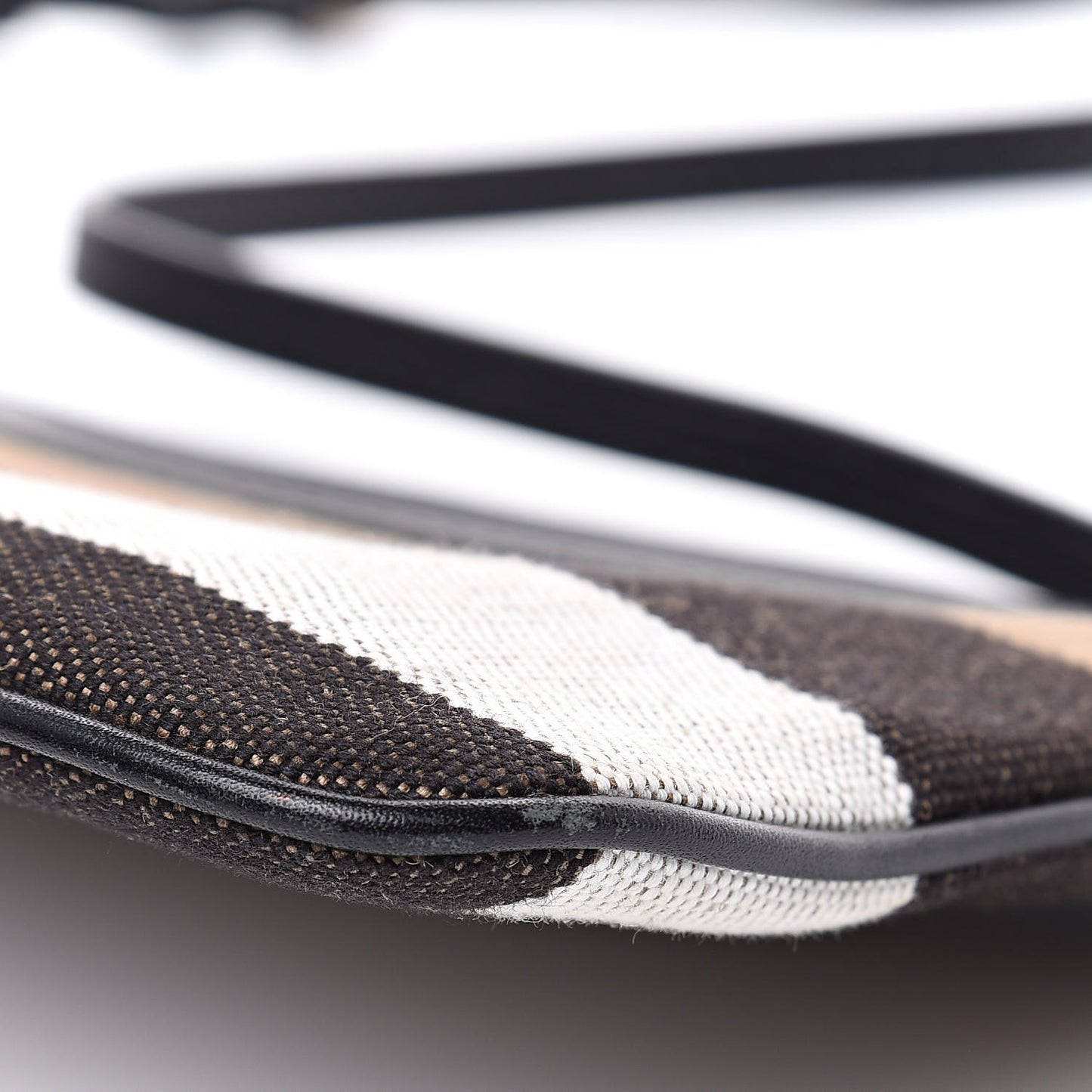 Mega Check Peyton Crossbody Clutch Bag Black