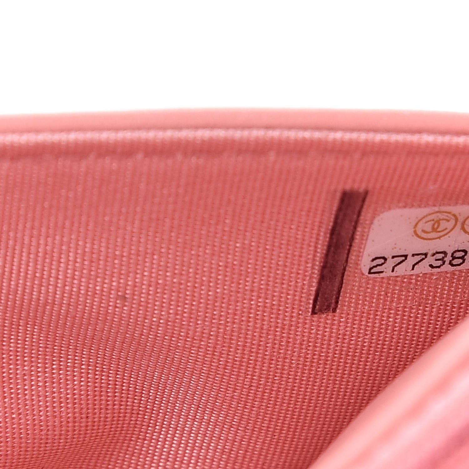 Chanel Caviar Quilted Boy Wallet On Chain WOC Light Pink 8 of 11