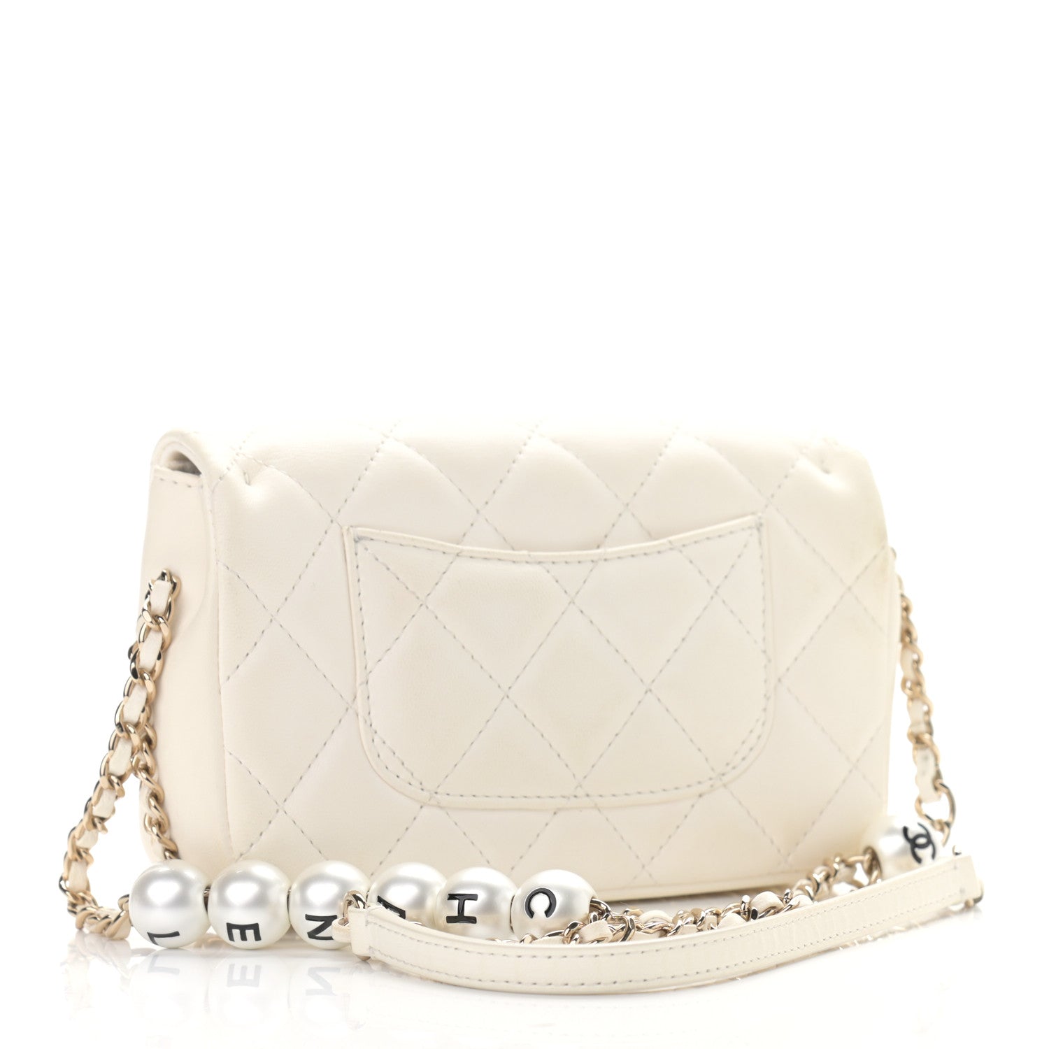 Chanel Lambskin Quilted Mini My Precious Flap White 3 of 11