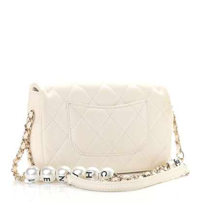 Chanel Lambskin Quilted Mini My Precious Flap White 3 of 11