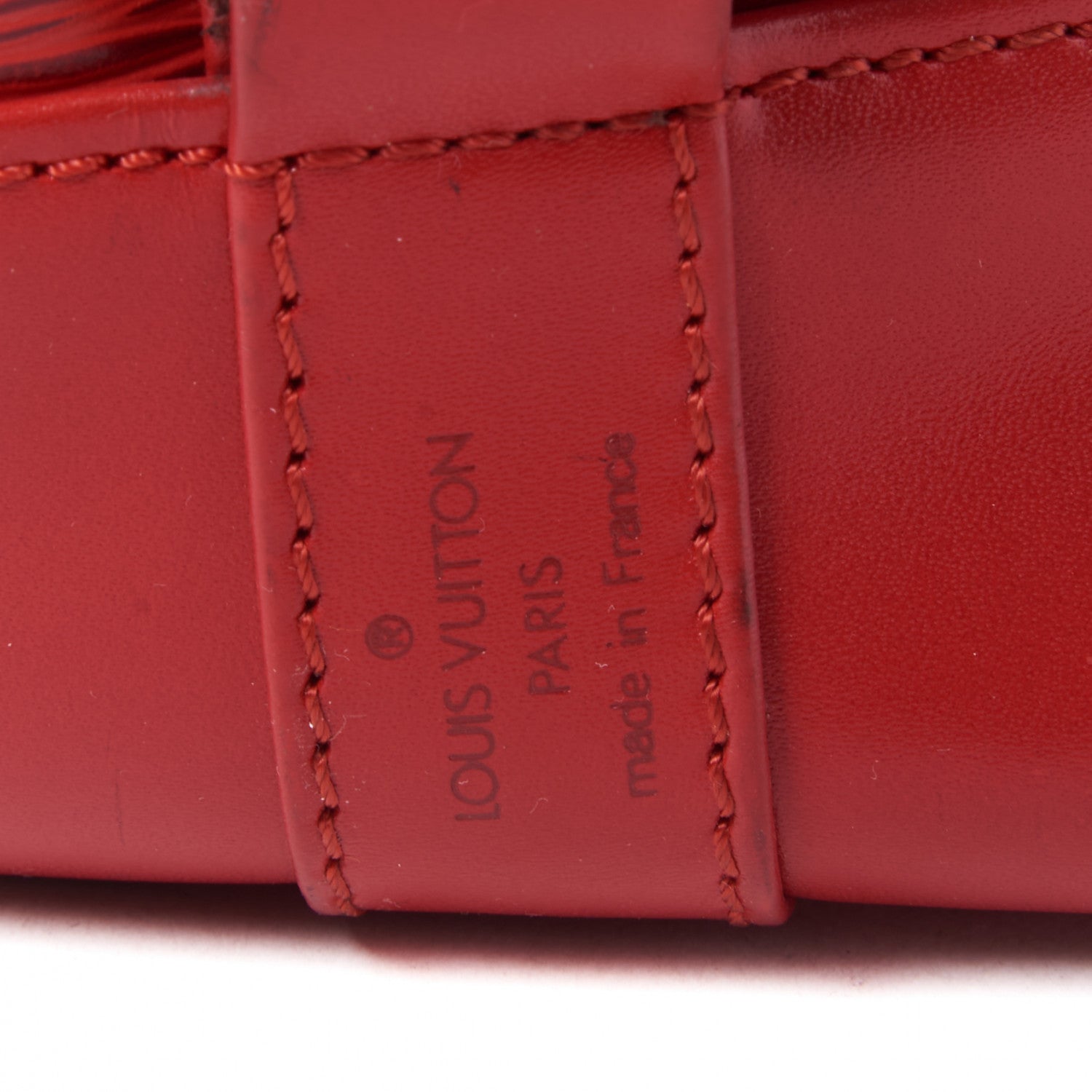 Louis Vuitton Epi Randonnee PM Castillan Red 8 of 9