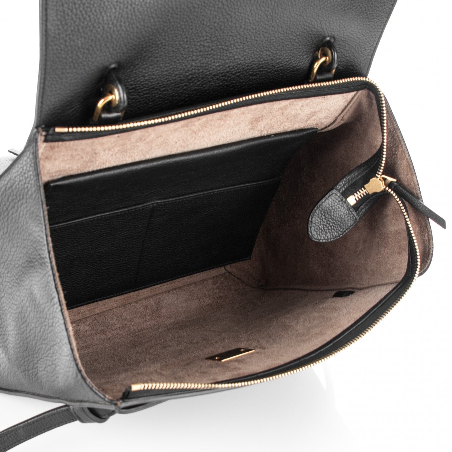Celine Grained Calfskin Mini Belt Bag Black 5 of 7