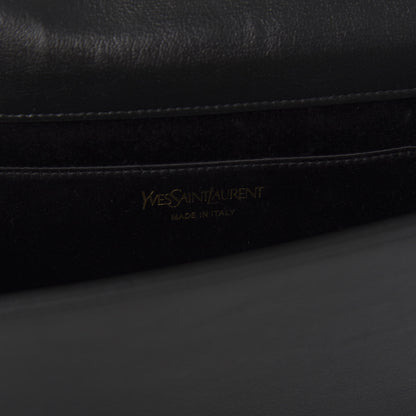 Saint Laurent Calfskin Monogram Large Belle De Jour Clutch Black 8 of 9