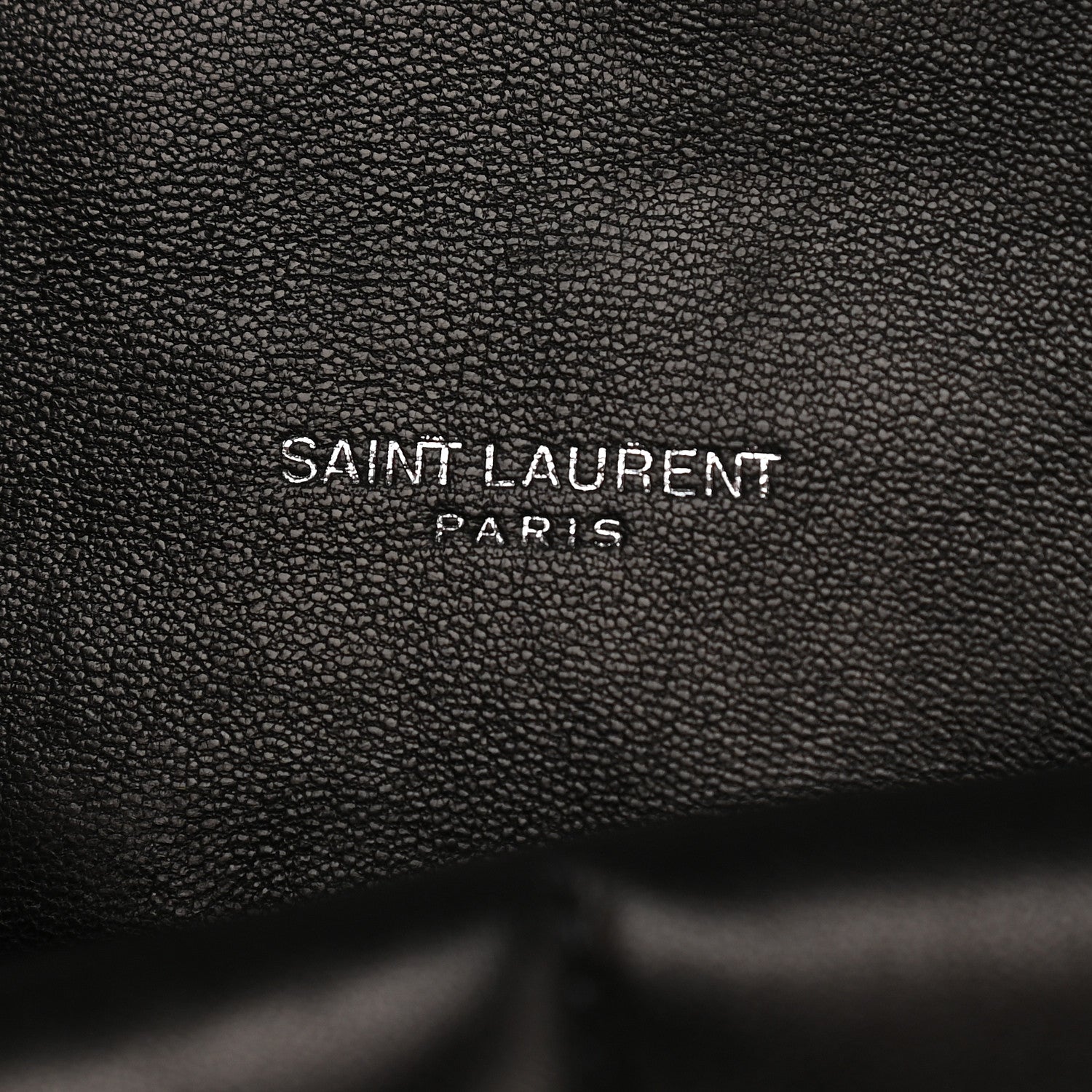 Saint Laurent Lambskin Quilted Medium Loulou Puffer Monogram Chain Satchel Black 6 of 10