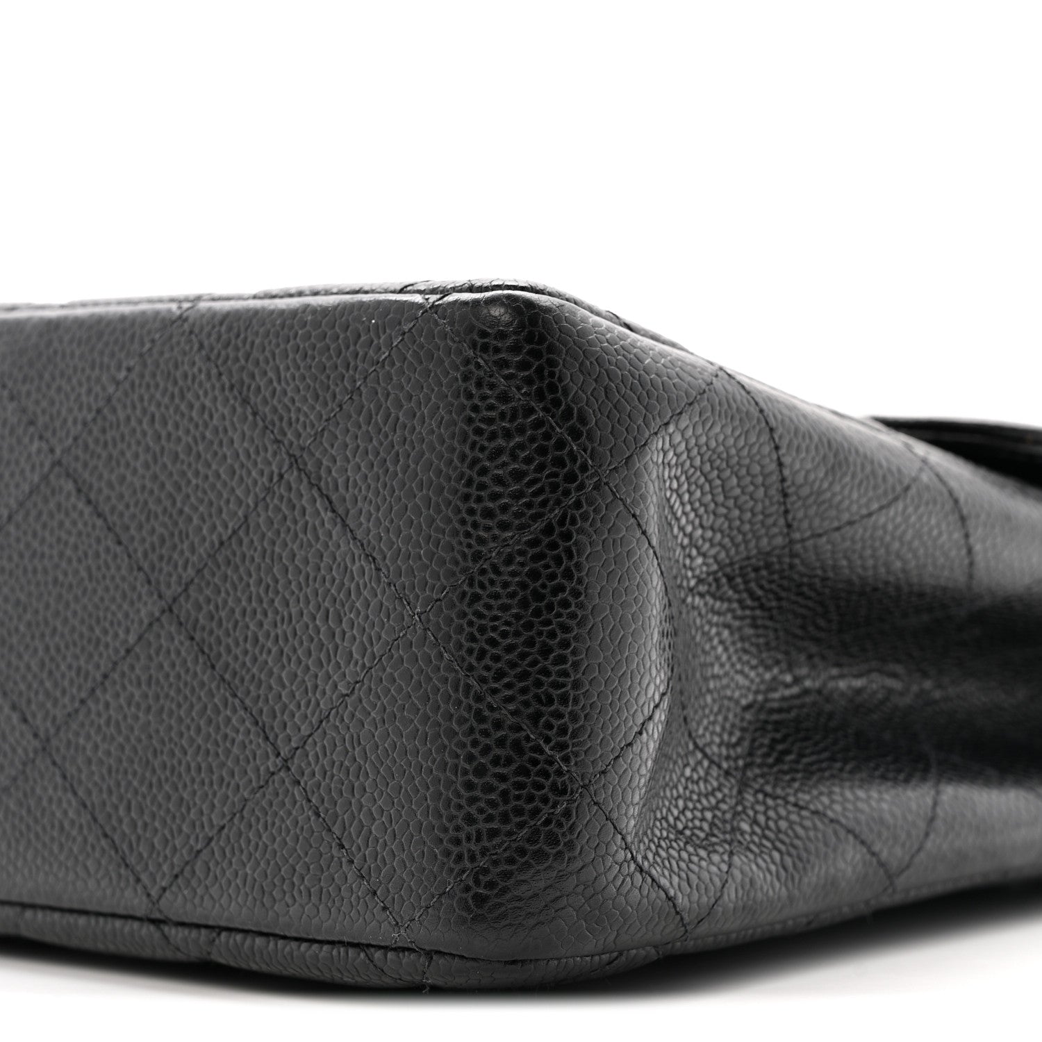 Chanel Caviar Jumbo Single Flap Black 10 of 13