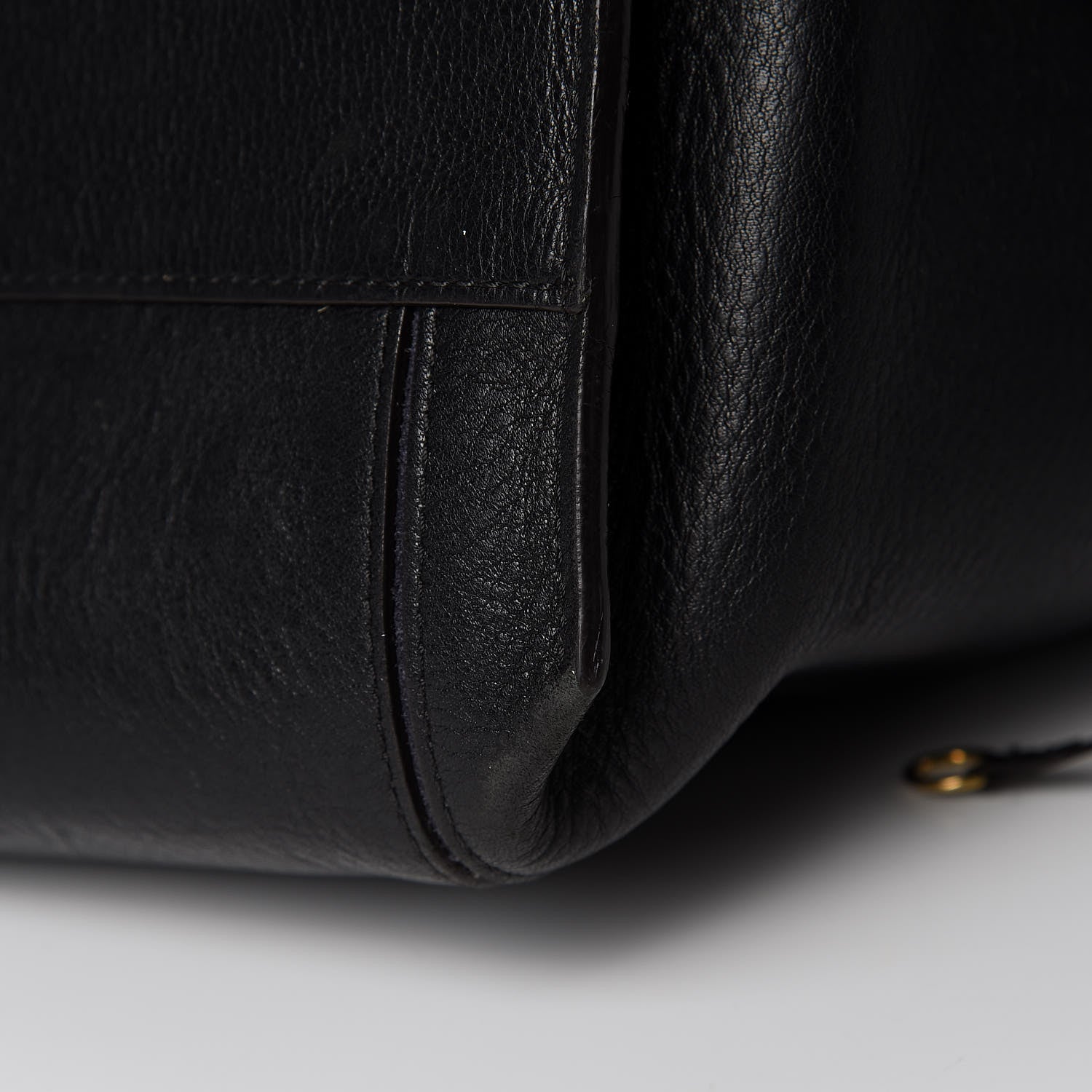Chloe Smooth Calfskin Medium Milo Shopping Tote Black 11 of 20
