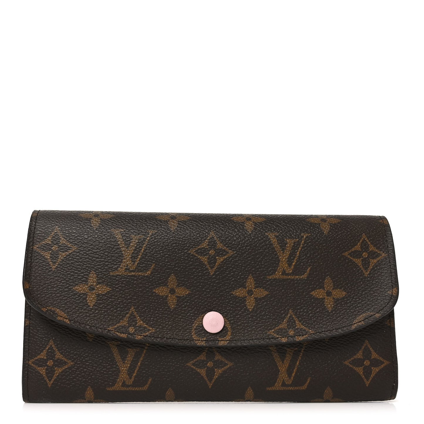 Monogram Emilie Wallet Rose Ballerine
