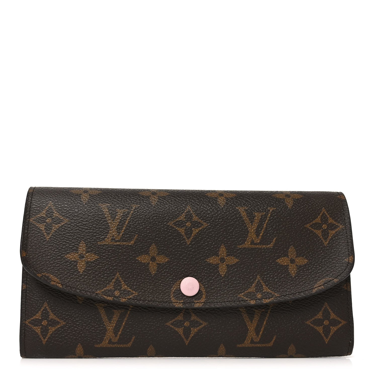Louis Vuitton Monogram Emilie Wallet Rose Ballerine 1 of 7