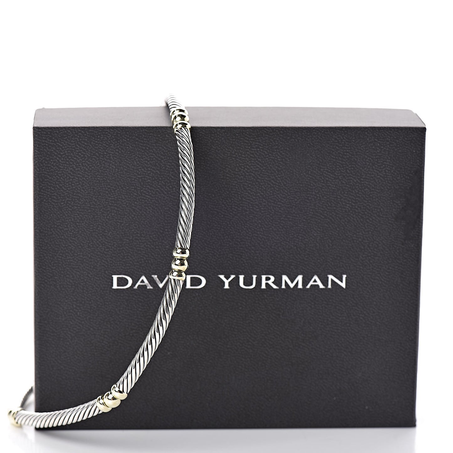 Sterling Silver 14K Yellow Gold Hampton Cable Necklace