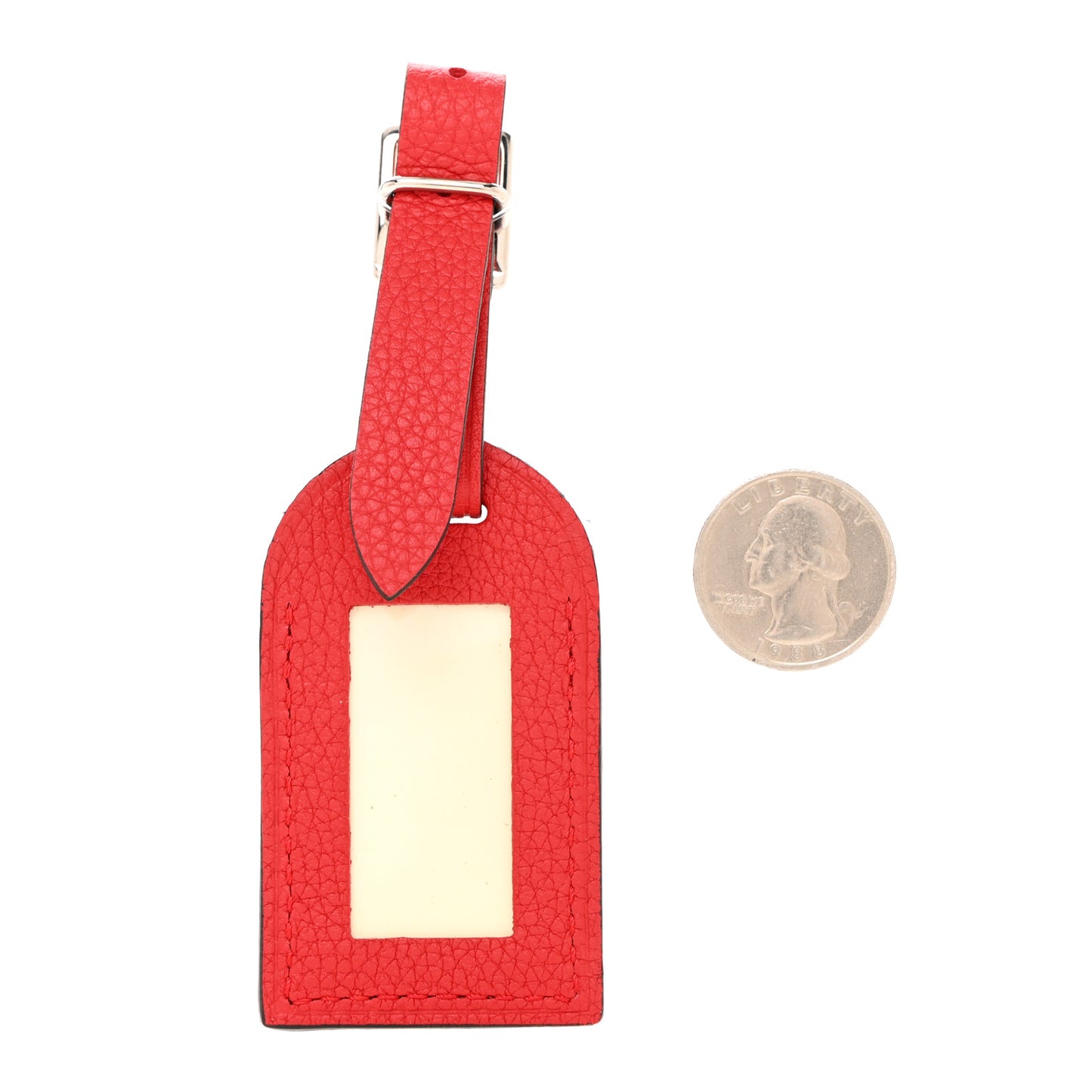 Taurillon City Steamer Luggage Tag Rubis
