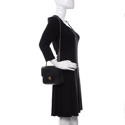 Chanel Lambskin Quilted Small Double Flap Black 2 of 11