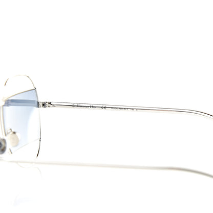 Christian Dior Split 1 Aviator Sunglasses Silver Blue 6 of 7