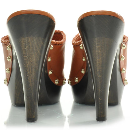 Gucci Leather Studded Craft Clogs 38 3 of 8