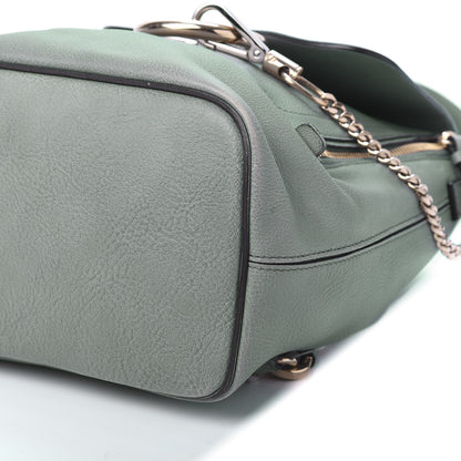Chloe Suede Calfskin Medium Faye Backpack Cloudy Blue 4 of 6