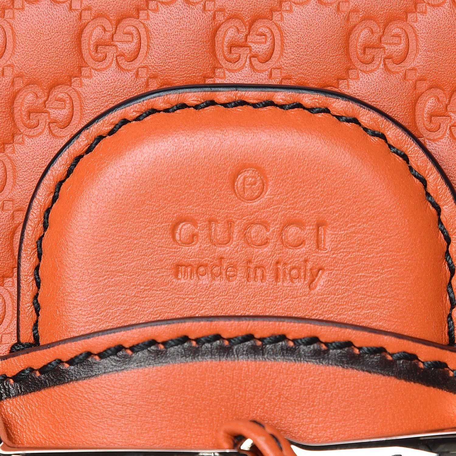 Gucci Microguccissima Medium Emily Chain Shoulder Bag Sun Orange 10 of 10